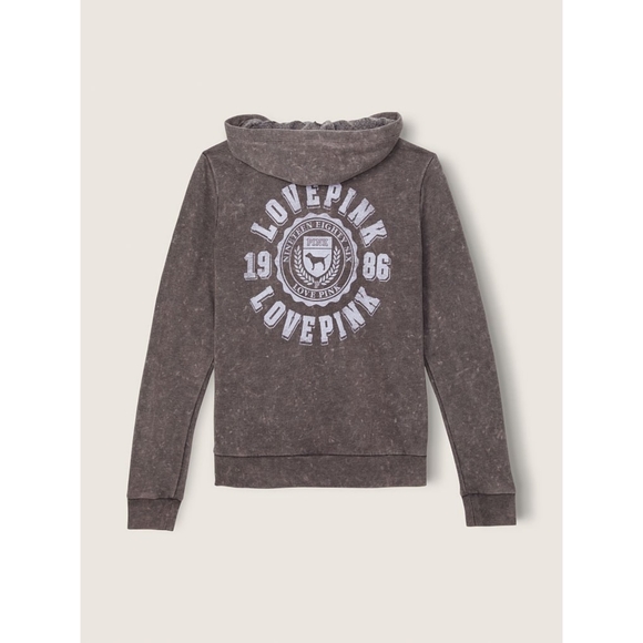 VS Pink Full Zip Hoodie - Picture 5 of 9